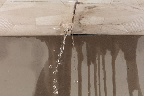 Professional Burst Pipe Cleanup technician working in Spring Branch, TX